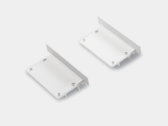 Заглушки белые для профиля LE.6332-W (комплект, 2 шт) SWG LE6332-W-ECS Комплектующие