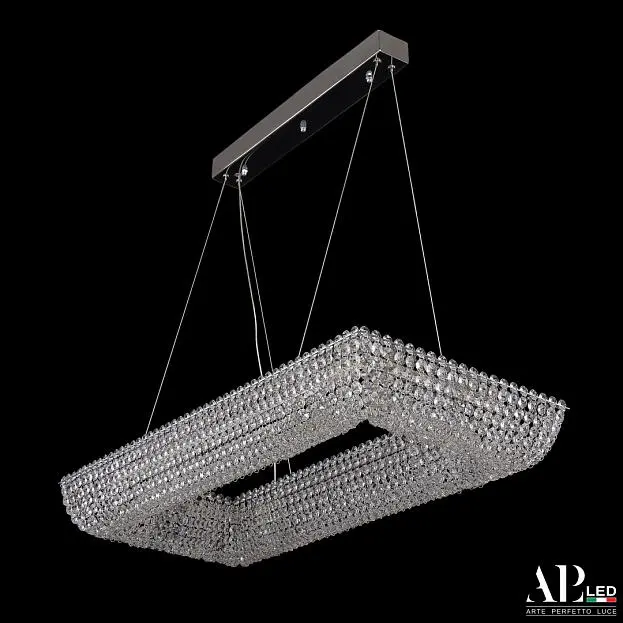 Люстра светодиодная хрустальная APL LED SH515.0.80.A.Ni.4000 Sicilia Люстра светодиодная хрустальная APL LED SH515.0.80.A.Ni.4000 Sicilia
