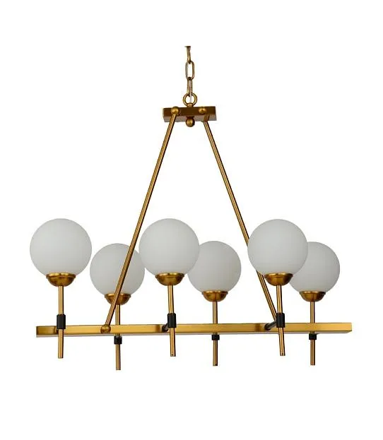 Подвесной светильник Lumina Deco LDP 7004-6 MD+BK Aldono