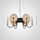 Кольцевые люстры и светильники LAMBERT CH 6 ламп Lampatron f-lambert-ch-6 8175-22373