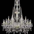 Люстра хрустальная Bohemia 1411/12+6/300/XL-96 G