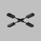 Гибкий Х-образный коннектор Denkirs TR2116-BK SMART UNI