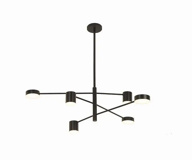 Люстра Мекли черный Led 42W Kink Light 07650-6,19(4000K) Люстра Мекли черный Led 42W Kink Light 07650-6,19(4000K)