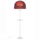 Торшер патина со столиком и красным абажуром Citilux CL407923T Базель