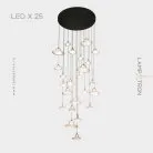 Готовая комбинация светильников EVIAN MORE 25 ламп Lampatron 7687-21548