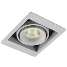Встраиваемый светильник Donolux DL18615/01WW-SQ Silver Grey/Black DL18615