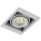 Встраиваемый светильник Donolux DL18615/01WW-SQ Silver Grey/Black DL18615