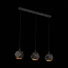 Люстра подвесная Черный/Черный Золото E14 3*40W ST Luce SL258.403.03 ENIGMA