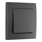 Выключатель одноклавишный с рамкой черный пластик SET06-1-30-1 black Arte Milano SET06-1-30-1 black