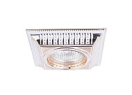 Встраиваемый светильник Donolux SN1582-White+Gold stripe серия SN1582