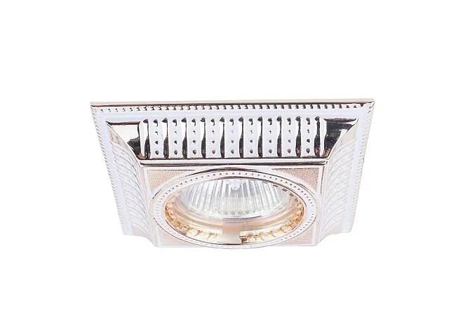 Встраиваемый светильник Donolux SN1582-White+Gold stripe серия SN1582 Встраиваемый светильник Donolux SN1582-White+Gold stripe серия SN1582
