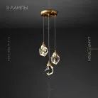 Подвесной светильник CRISTEL ONE 3 подвеса. Lampatron 3223-8019