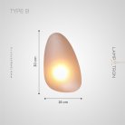 Бра LINDIS WALL Модель B. Цвет янтарь. Lampatron lindis-wall-b-amber 2960-7097