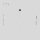 Подвесной светильник CARIA Размер S. Цвет Черный Lampatron 6063-16234