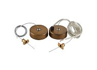 Подвесной комплект для магнитного шинопровода Donolux Suspension kit DLM/Black Bronze Magic track