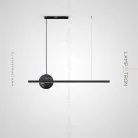 Реечный, рядный светильник ORLAUG Размер M. Цвет Черный Lampatron 5358-13753