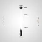 Подвесной светильник JURIS B Цвет черный матовый. Теплый свет Lampatron 8582-23883