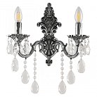 Бра с хрустальными подвесками Bohemia Ivele Crystal AL7801B14/2/175 B NB