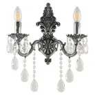 Бра с хрустальными подвесками Bohemia Ivele Crystal AL7801B14/2/175 B NB