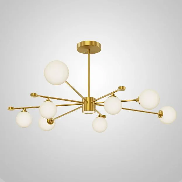 Люстра на штанге LEAGUE L9 Gold ImperiumLoft 192974-23 league01