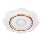Потолочный cветильник LED4U L1028-500 WH-GD