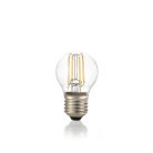 Лампа Ideal Lux 289236 E27 SFERA 4W 3000K CRI90 TRASP