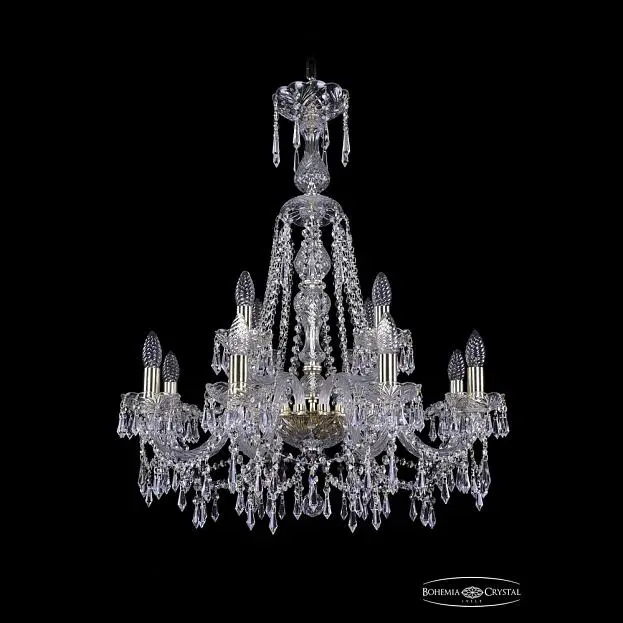 Люстра хрустальная Bohemia 1403/8+4/240/XL-80 G Люстра хрустальная Bohemia 1403/8+4/240/XL-80 G