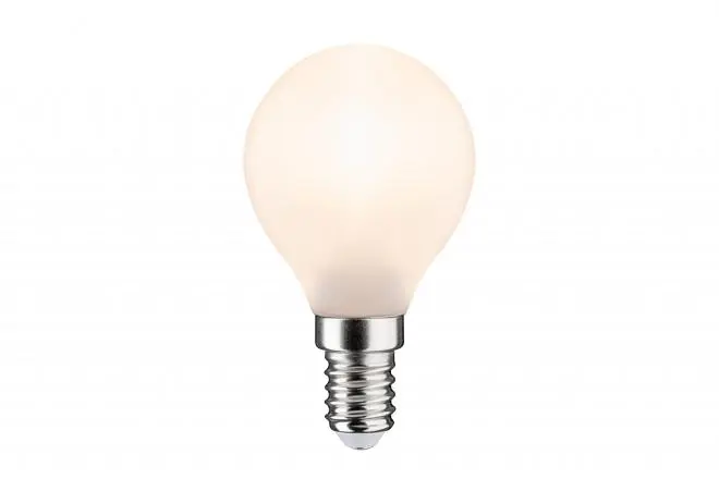 Лампа Paulmann 28502 LED Tropfen 4,5W E14 Opal 2700K dimm