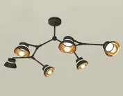 Люстра на штанге Ambrella light XB9056101/6 SBK/PYG/C