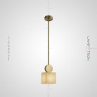 Подвесной светильник BRIXEN ONE Модель А (куб) на стойке. Lampatron brixen-one-a 3828-9564