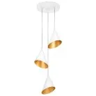 Люстра 3х6W(led) G9 БЕЛЫЙ/ЗОЛОТО Lightstar 757036 Cone GW