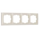 Рамка на 4 поста Werkel W0042003 (слоновая кость, basic) a051306 Snabb