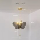 Люстра MOTHS Цвет дымчато-серый Lampatron 8619-24060