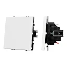 Механизм выключателя одноклавишный проходной SWT-NOBE-MKP1-SFPL-WH (230V, 10A) Arlight 054235