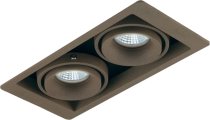 Встраиваемый светильник Donolux DL18615/02WW-SQ Champagne/Black