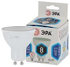 Лампочка светодиодная ЭРА LED MR16-8W-840-GU10