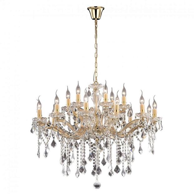 Подвесная люстра Ideal Lux 075181 FLORIAN SP18 ORO
