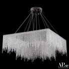 Люстра светодиодная хрустальная APL LED SH04.86.2D.B.Ni.4000 Sicilia