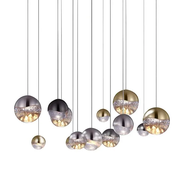 Подвесной светильник Delight Collection SD3301-13A nickel Globo