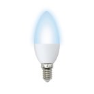 Лампочка светодиодная Volpe LED-C37-7W/NW/E14/FR/NR картон