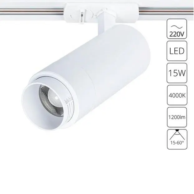 Трековый светильник Arte Lamp A3540PL-1WH MERAK Трековый светильник Arte Lamp A3540PL-1WH MERAK