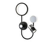 Настенный светодиодный светильник Ambrella light FL51601/3 BK/CH