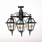 Потолочный светильник уличный Oasis Light 91170A/3 lgY Bl FARO lead GLASS