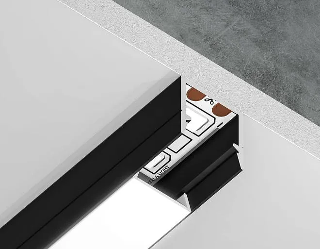 Профиль Ambrella light GP1650BK черный 2000*10*10