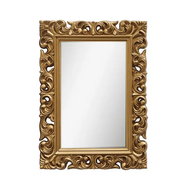 Зеркало классическое Lumina Deco FM PU513 GD