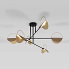 Потолочный светильник Eurosvet 70148/6 черный/золото Grazia a062042