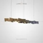 Реечный, рядный светильник MEISTER 12 плафонов Lampatron 5391-13815