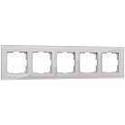 Рамка на 5 постов Werkel W0051117 (дымчатый, стекло) a050898