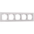 Рамка на 5 постов Werkel W0051117 (дымчатый, стекло) a050898