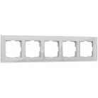 Рамка на 5 постов Werkel W0051117 (дымчатый, стекло) a050898